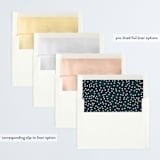 "So Close" - Retired Holiday Cards in Coal by Paula Pecevich - Envelope Liners