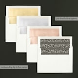 "Frosted Corners" - Retired Holiday Cards in Snow by Sarah Brown - Envelope Liners
