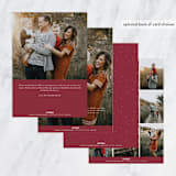 "Family Medley" - Retired Holiday Cards in Holly by Michelle Taylor - Back of Card