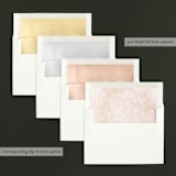 "So Merry Together" - Retired Holiday Cards in Blush by Hooray Creative - Envelope Liners