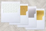 "Citrus Frame Outline" - Retired Holiday Cards in Olive Branch by Lorent and Leif - Envelope Liners