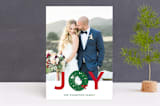 "speckled wreath" - Retired Holiday Cards in Berry by lena barakat - Front