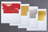 "speckled wreath" - Retired Holiday Cards in Berry by lena barakat - Envelope Liners