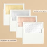 "Postcard Joy" - Retired Holiday Cards in Tuxedo by Wendy Chung - Envelope Liners
