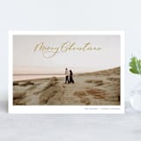 "Elegant Christmas" - Retired Holiday Cards in Chestnut by Jula Paper Co. - Front