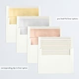 "Elegant Christmas" - Retired Holiday Cards in Chestnut by Jula Paper Co. - Envelope Liners