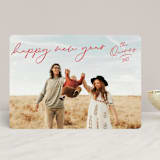 "at home" - Retired Holiday Cards in Celebrate by Design Lotus - Front
