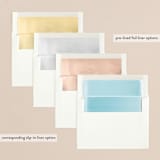 "Wintry Window" - Retired Holiday Cards in Winter Green by Eric Ransom - Envelope Liners