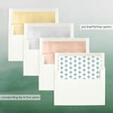 "Bright Merry" - Retired Holiday Cards in Pine by Kelly Nasuta - Envelope Liners