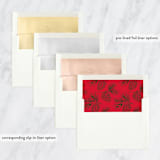 "Very Married" - Retired Holiday Cards in Persimmon by Michelle Poe - Envelope Liners