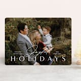 "Elevated Joy" - Retired Holiday Cards in Snow by Lauren Chism - Front