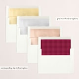 "Elevated Joy" - Retired Holiday Cards in Snow by Lauren Chism - Envelope Liners
