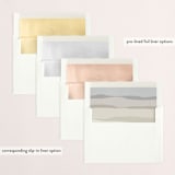 "Tradicion" - Retired Holiday Cards in Snowfall by Carly Reed Walker - Envelope Liners