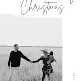 "minimal christmas script" - Retired Holiday Cards in Stone by Sumak Studio - Close-Up