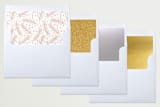"Rich In Joy" - Retired Holiday Cards in Cinnamon by Laura Hankins - Envelope Liners