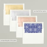 "Snowflaky" - Retired Holiday Cards in Blue Joy by Kanika Mathur - Envelope Liners