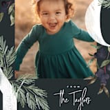 "Juniper Joy" - Retired Holiday Cards in Midnight by Alethea and Ruth - Close-Up