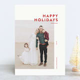 "Editorial Holiday" - Retired Holiday Cards in Wine by Wendy Chung - Front