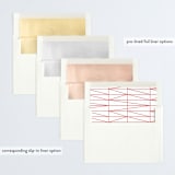 "Editorial Holiday" - Retired Holiday Cards in Wine by Wendy Chung - Envelope Liners