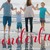 "It really is a wonderful life" - Retired Holiday Cards in Cardinal by Leah Ragain - Close-Up