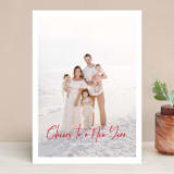 "Let Your Heart Be Light" - Retired Holiday Cards in Cardinal by Leah Ragain - Front