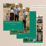 "pawsitively blessed" - Retired Holiday Cards in Pine by Lori James - Back of Card