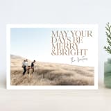 "Bright Days" - Retired Holiday Cards in Pine Nut by Eric Clegg - Front