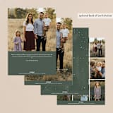 "Wonderland" - Retired Holiday Cards in Larch by Eve Schultz - Back of Card