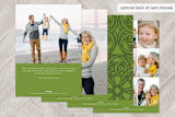 "Gallery Classic" - Retired Holiday Cards in Snow by Sydney Newsom - Back of Card