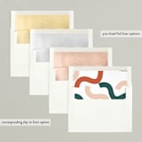 "Joyful Images" - Retired Holiday Cards in Marmalade by Lisa McLean - Envelope Liners