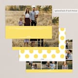 "never calm always bright" - Retired Holiday Cards in Halo by Jula Paper Co. - Back of Card