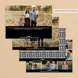 "Detailed Merry" - Retired Holiday Cards in Coal by Michelle Taylor - Back of Card