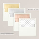 "Us" - Retired Holiday Cards in Snow by Jen Banks - Envelope Liners