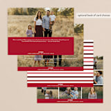 "Making Bright" - Retired Holiday Cards in Candy Cane by Pixel and Hank - Back of Card