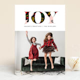 "Joy Contained" - Retired Holiday Cards in Navy by Genna Blackburn - Front
