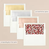 "Colorful Edit" - Retired Holiday Cards in Gumdrop by Olivia Raufman - Envelope Liners