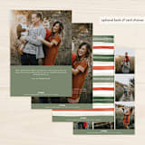 "Joyful pines" - Retired Holiday Cards in Snowflake by Wildfield Paper Co - Back of Card
