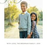 "Autograph" - Retired Holiday Cards in Forest by Robert True of Waui Design - Close-Up