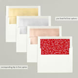 "Family Christmas Tree" - Retired Holiday Cards in Holly Berry by Playground Prints - Envelope Liners