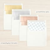 "Love all around" - Retired Holiday Cards in Ice by Kanika Mathur - Envelope Liners