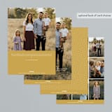 "The Joy" - Retired Holiday Cards in Golden by GeekInk Design - Back of Card