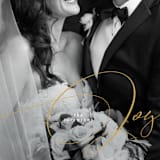 "The Joy" - Retired Holiday Cards in Golden by GeekInk Design - Close-Up