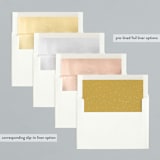 "The Joy" - Retired Holiday Cards in Golden by GeekInk Design - Envelope Liners