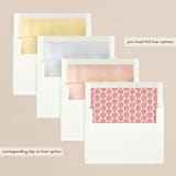 "New Card Who Dis" - Retired Holiday Cards in Bright Ruby by Kaydi Bishop - Envelope Liners