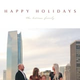 "Class" - Retired Holiday Cards in Crimson by Erin L. Wilson - Close-Up