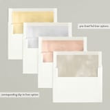 "Class" - Retired Holiday Cards in Crimson by Erin L. Wilson - Envelope Liners