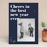 "Calm-ish" - Retired Holiday Cards in Winter Night by Robert and Stella - Front