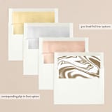 "Merry Squares" - Retired Holiday Cards in Eggnog by Leah Bisch - Envelope Liners
