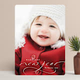 "Enchanting" - Retired Holiday Cards in Snowflake by Olivia Raufman - Front