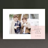 "spacious" - Retired Holiday Cards in Blush by Carrie ONeal - Front